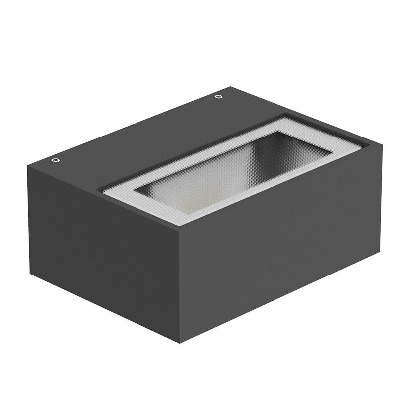LED-Wandleuchte 3000K 5W statisch asymmetrische extrabreite Streuoptik
