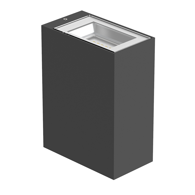 LED-Wandleuchte 3000K 5W statisch symmetrische extrabreite Streuoptik
